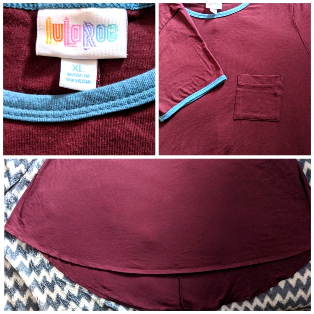 LuLaRoe Carly Tee-shirt Swing Dress